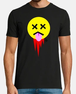 camiseta emoji negra