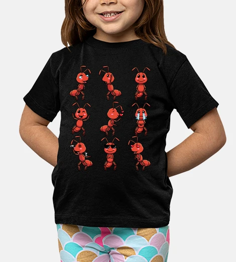 Abbigliamento emoticon di formica rossa di fuoco