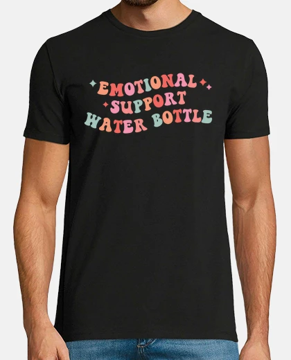 Tee-shirt emotional support water bottle