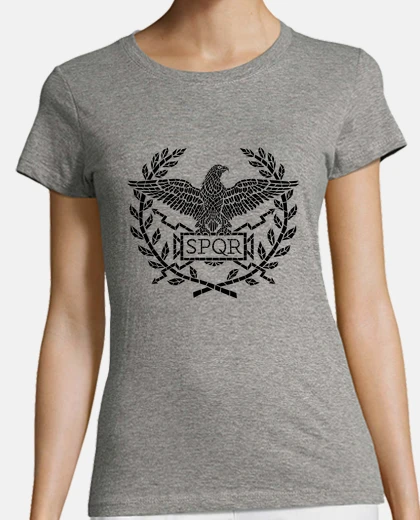 Tee-shirt empire romain - mosaïque noire