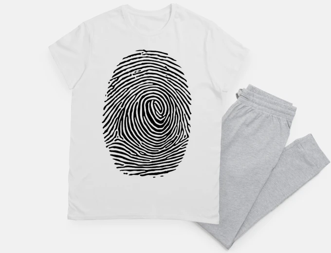 Pyjama empreinte digitale du pouce nuit sommeil 