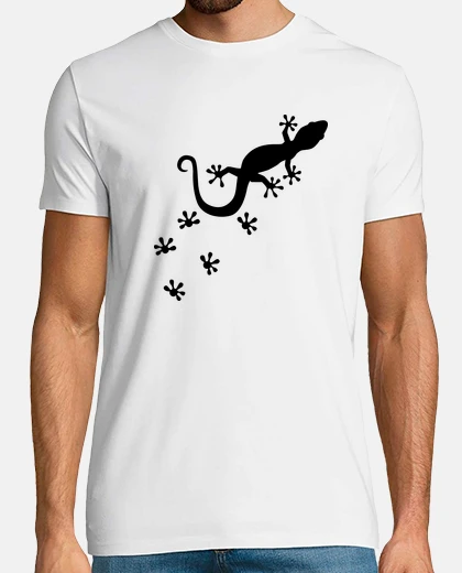 Tee-shirt en cours d'exécution gecko