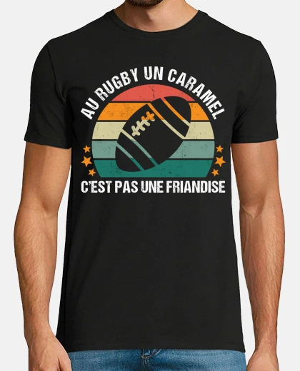 Camiseta en el rugby, un caramelo no es una delicia.