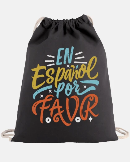 Bag en español por favor spanish teacher