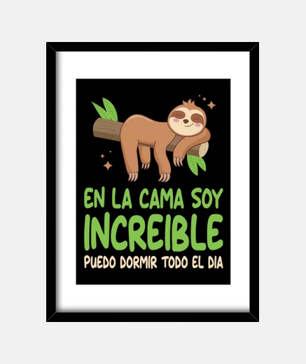 Framed en la cama soy increible dormir