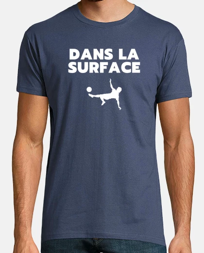 Camiseta en la superficie humor fútbol deporte