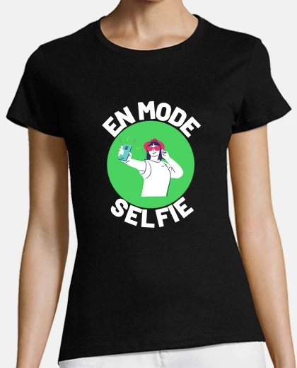 Camiseta en modo selfie foto insta