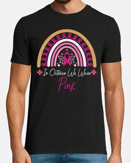 Tee-shirt en octobre nous portons du cancer du se