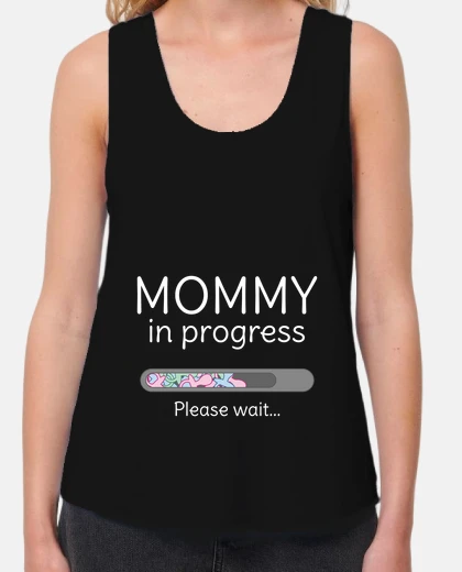 Tee-shirt enceinte - maman en cours