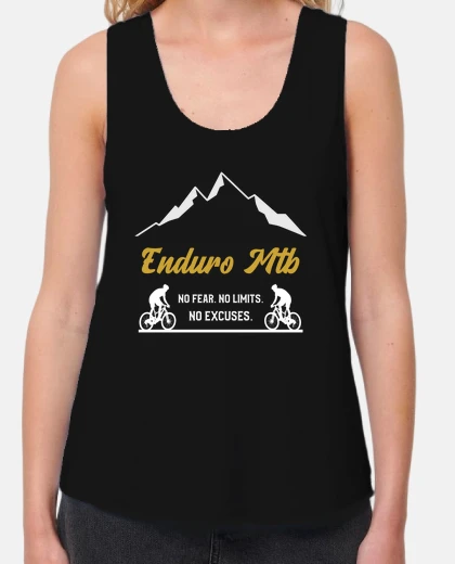 Tee-shirt enduro vtt - pas de peur pas de limites