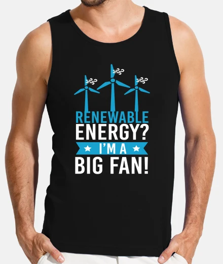 Tee-shirt énergie renouvelable énergie éolienne é