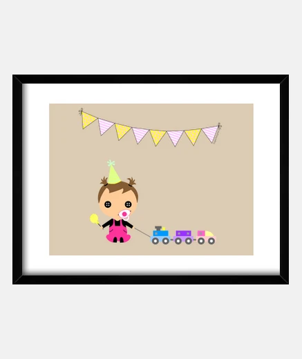 Cadre enfant fête