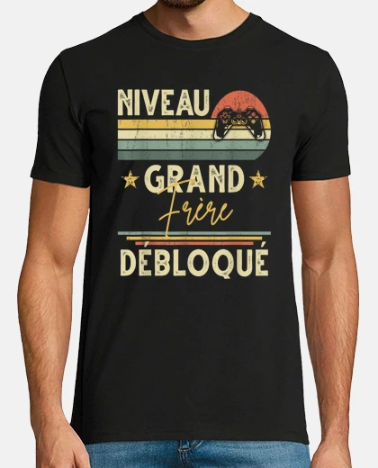 Tee-shirt Enfant Niveau Grand Frère Débloqué Anno