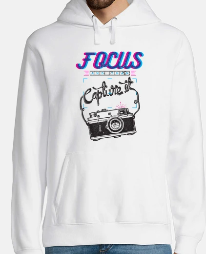 Sudadera enfocar y capturarlo