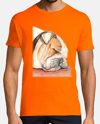 T-shirt english bulldog alfie