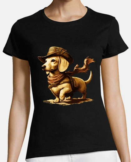 Playera english cream dachshund adventurer