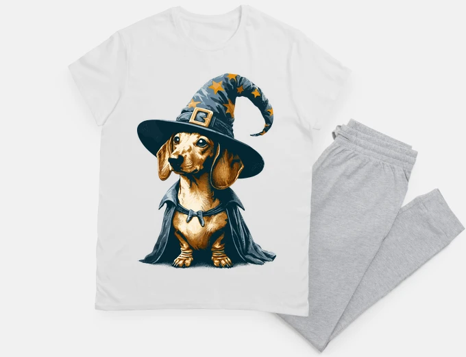 Pyjama English Cream Dachshund Wizard