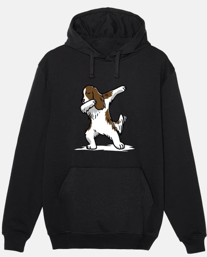Hoodie english springer spaniel dog dab!