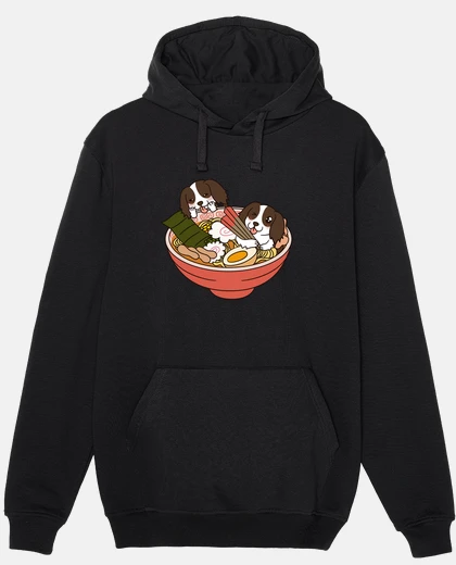 Hoodie english springer spaniel dog ramen