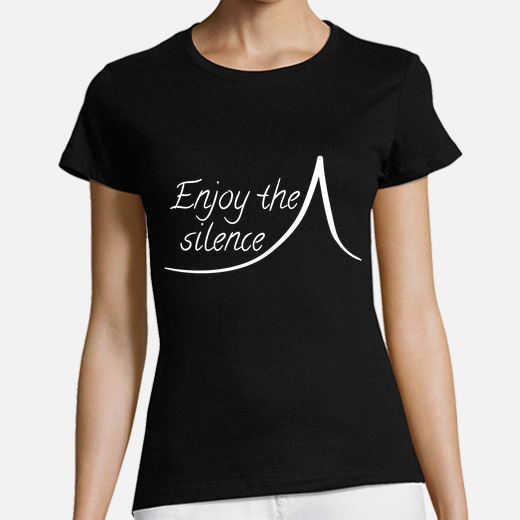 enjoy the silence - white