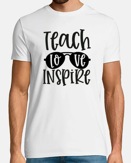 Tee-shirt enseigner l39 love inspirer svg