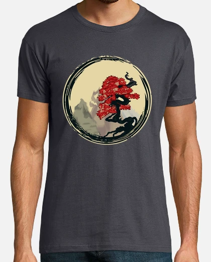 Bonsai Grafic Japanese Zen Tree T-Shirt