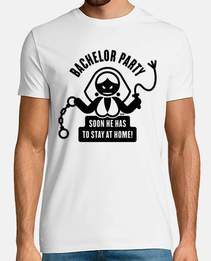 Tee-shirt enterrement de vie de garçon - il doit 