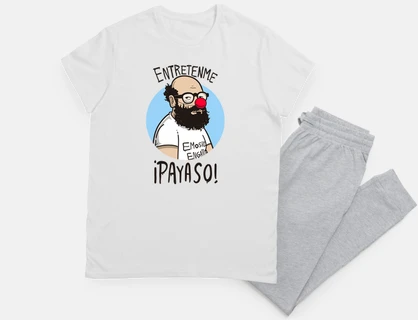 entertain me clown - pajamas