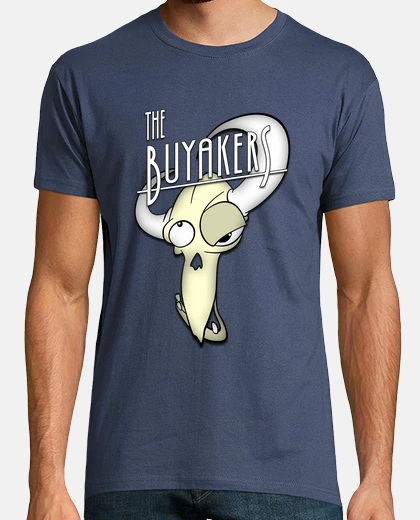 T-shirt entità corna teschio h