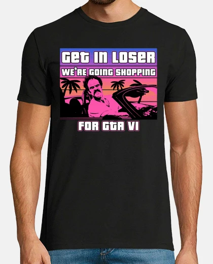 Camiseta entra perdedora vamos de compras