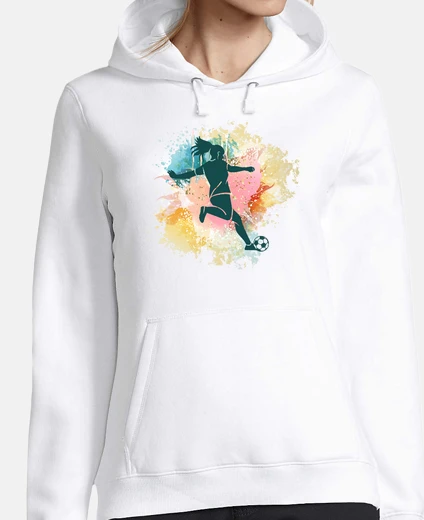 Sudadera entrenador de fútbol mujer jugador de f