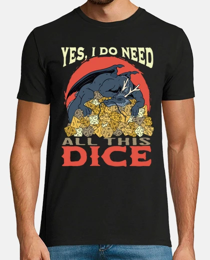 Camiseta entusiasta de los juegos de rol del dra