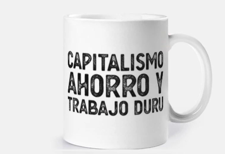 Mug épargne du capitalisme et travail achar