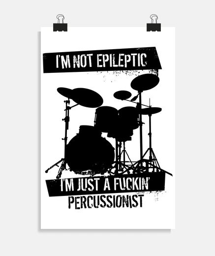 Poster epileptic percussionist