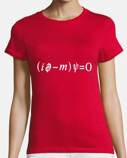 T-shirt equazione di dirac