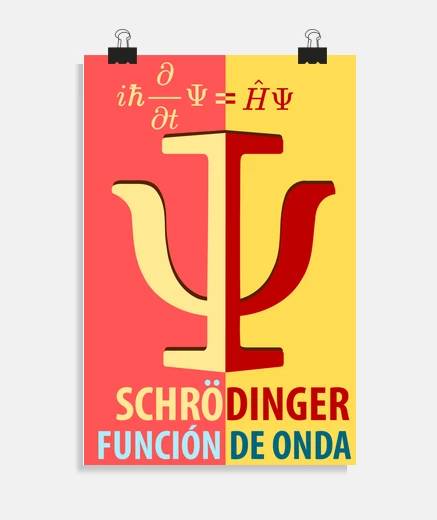 Poster Equazione di Schrödinger