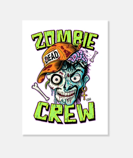 Tableau équipage de zombies