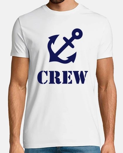 T-shirt equipaggio - ancora - complemento - mar