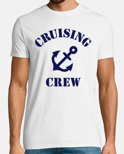 T-shirt equipaggio da crociera - ancora - marin
