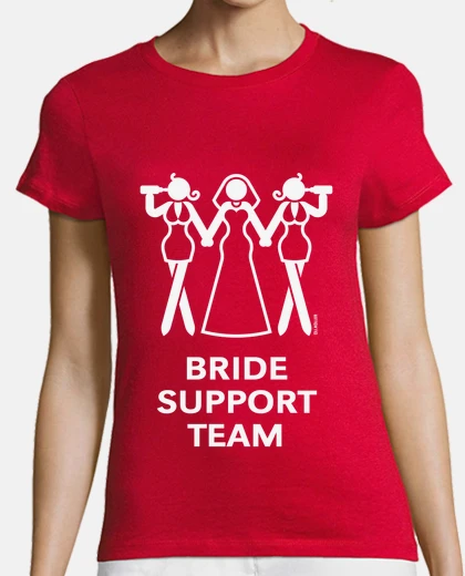 Tee-shirt équipe de soutien de la mariée - enterr
