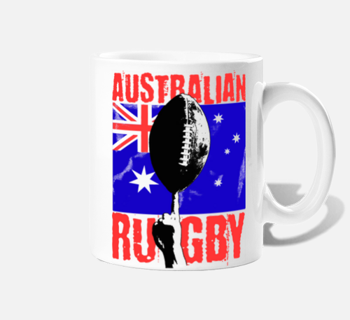 Tasse de rugby, Tasse à café de rugby personnalisée, Cadeau de