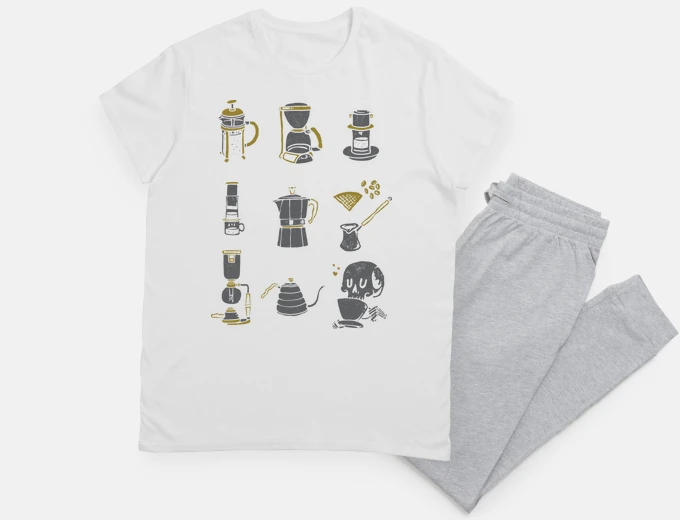 Pyjama équipement de café