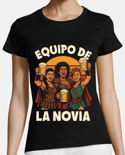 Playera Equipo de la Novia Amigas Guerreras