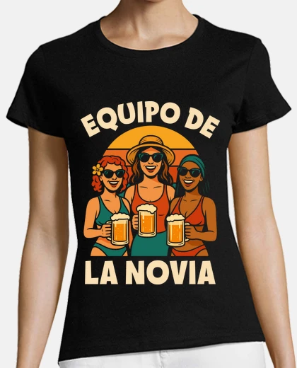 Playera Equipo de la Novia Despedida de Soltera