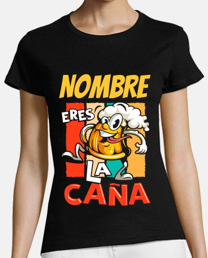 Camiseta Eres la Caña Personalizado Cerveza Mamá Regalo Día De La Madre