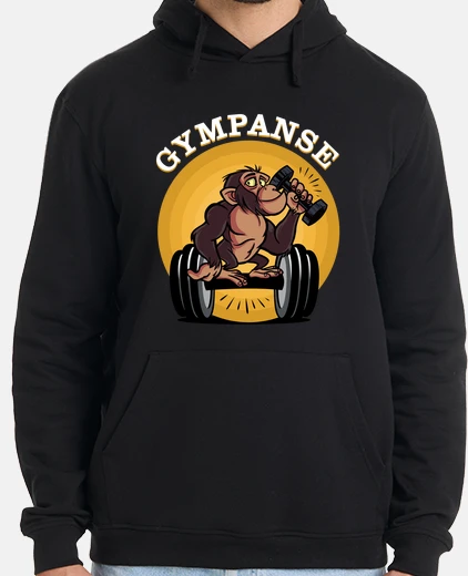 Sudadera ¿Eres tan fuerte como el mono de entren