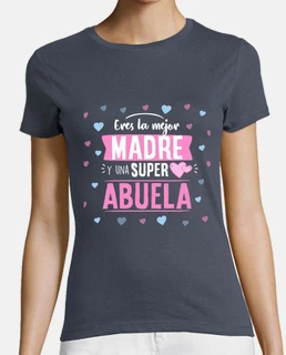 Regalos personalizados para abuela, camisa para mujer, camiseta de leopardo  para abuela, manga larga, sudadera para el día de la madre