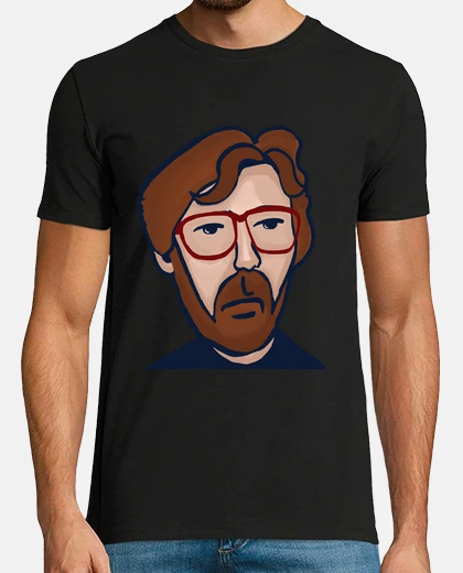 Tee-shirt eric clapton homme, style rétro, noir et blanc