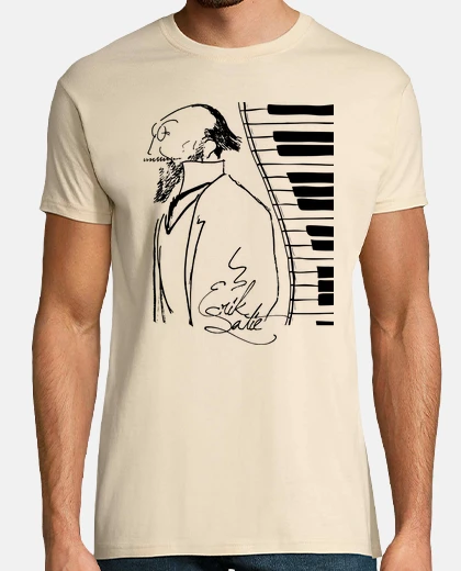 Tee-shirt erik satie piano