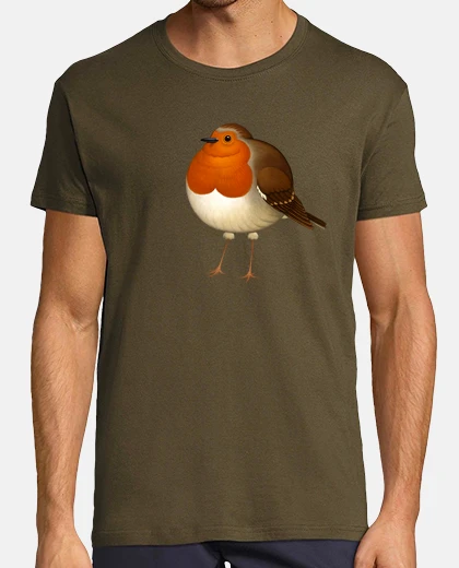 T-shirt erithacus paffuto